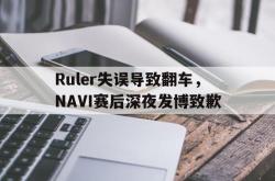 爱游戏-Ruler失误导致翻车，NAVI赛后深夜发博致歉